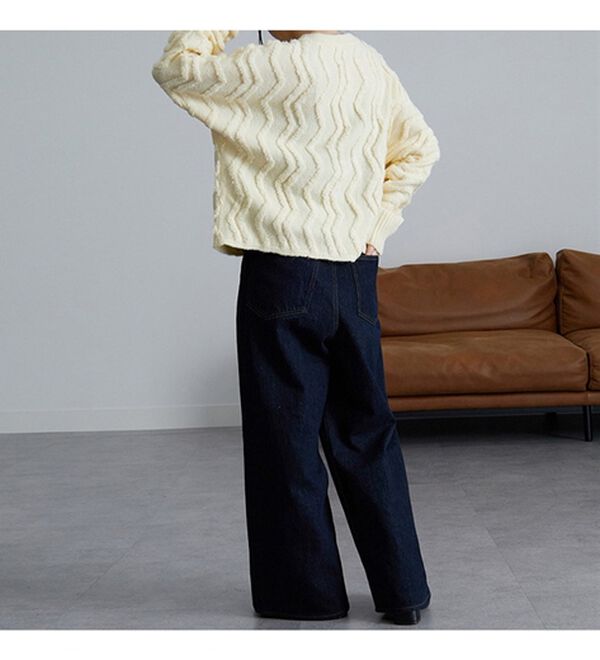 RANAN（ラナン）の「ショート丈ループニットプルオーバー（ニット・セーター）」｜詳細画像