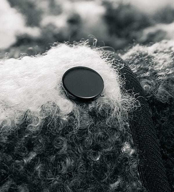 BELLUNA（ベルーナ）の「プードルボア素材ビッグチェック柄コート（ハーフコート）」｜詳細画像