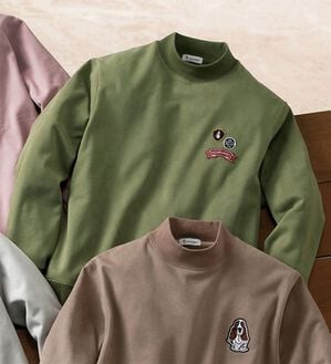 「＜ハッシュパピー＞選べるデザインスエードトレーナー（メンズトレーナー）」｜カーキ