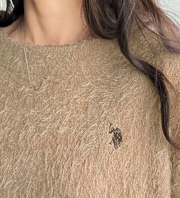 GeeRA（ジーラ）の「【U.S. POLO ASSN.】シャギーニットソートップス（ニット・セーター）」｜詳細画像