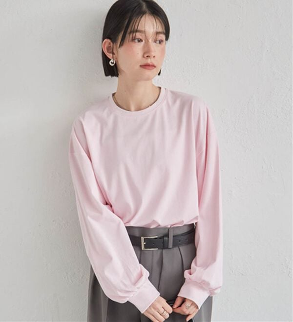 RANAN（ラナン）の「多機能ベーシックオーバーサイズ長袖Tシャツ（Tシャツ）」｜詳細画像