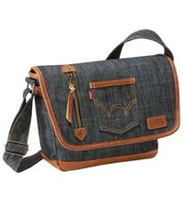 「＜ＥＤＷＩＮ＞ポケット付きデニムバッグ（メンズショルダーバッグ）」