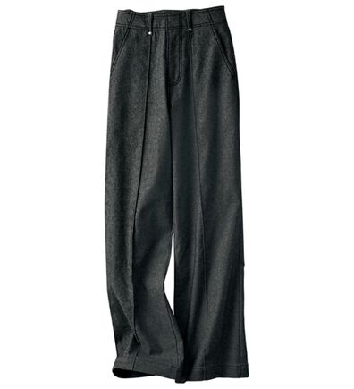 BELLUNA（ベルーナ）の「キレイ色が続く！直線美脚ワイドデニムパンツ（ワイドパンツ・ガウチョ）」