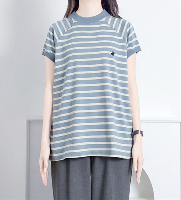 Viola e Viola（ヴィオラ エ ヴィオラ）の「【ビバリーヒルズポロクラブ】ワイドスリーブＴシャツ（Tシャツ）」｜詳細画像