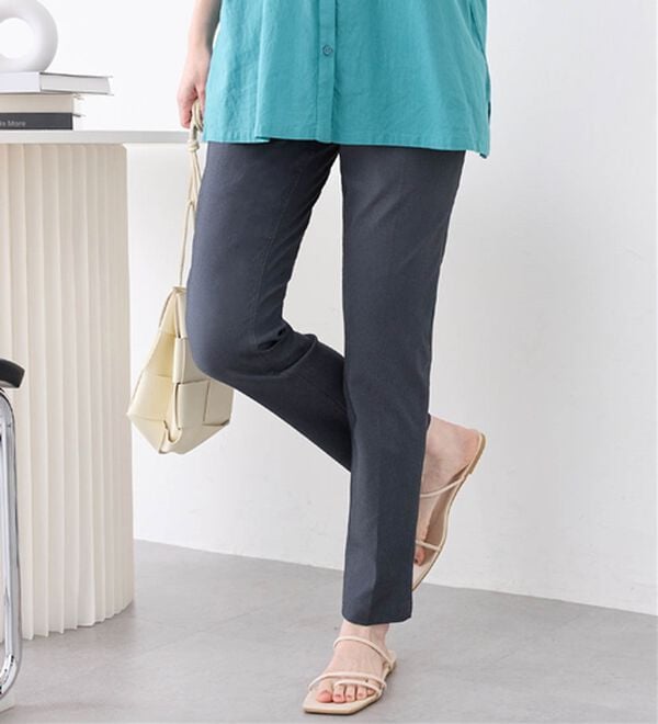 Viola e Viola（ヴィオラ エ ヴィオラ）の「すっきり楽ちんチュニックパンツ（フルレングスパンツ）」｜詳細画像