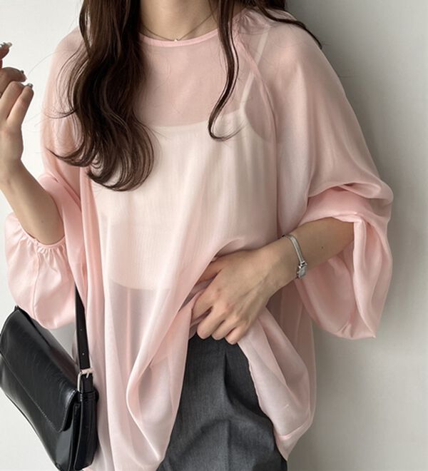 GeeRA（ジーラ）の「バックリボンシアーブラウス（ブラウス）」｜詳細画像