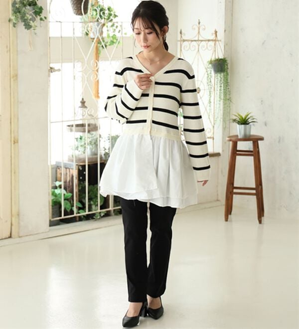 A HAPPY MARILYN（アハッピーマリリン）の「【Ｌ～５Ｌ】楽・暖・美脚！ストレッチ裏起毛パンツ（フルレングスパンツ）」｜詳細画像