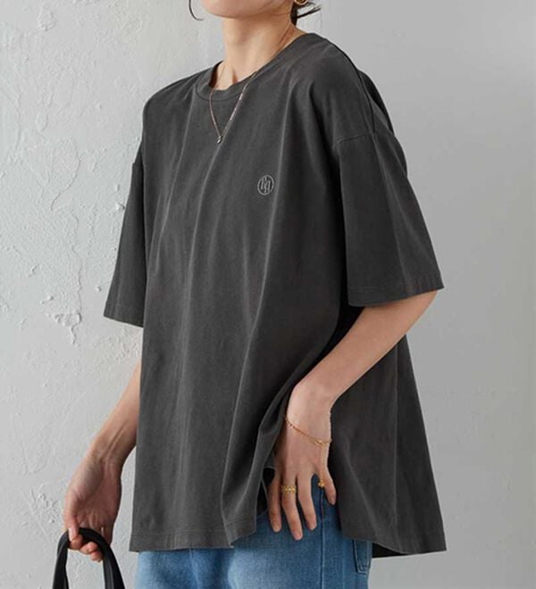 RANAN（ラナン）の「ヴィンテージライクロゴTシャツ（カットソー）」｜詳細画像