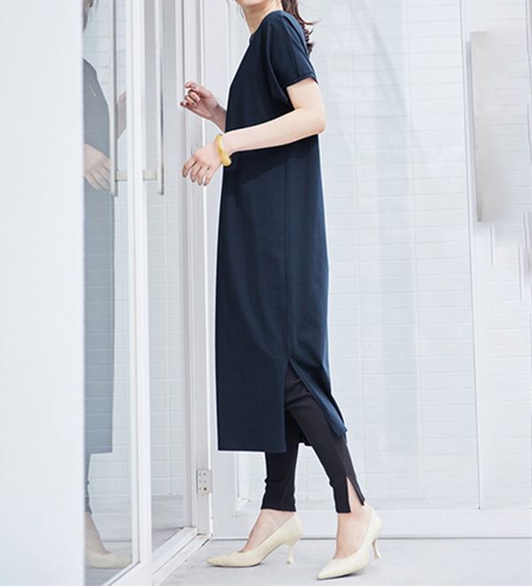 RANAN（ラナン）の「【レギンス付】＜ＢＣ＞綿１００％ひんやりワンピース（その他ワンピース）」｜詳細画像