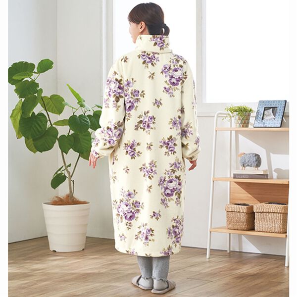 「椿オイル加工やわらか毛布で作った着る毛布（毛布・ブランケット）」｜詳細画像