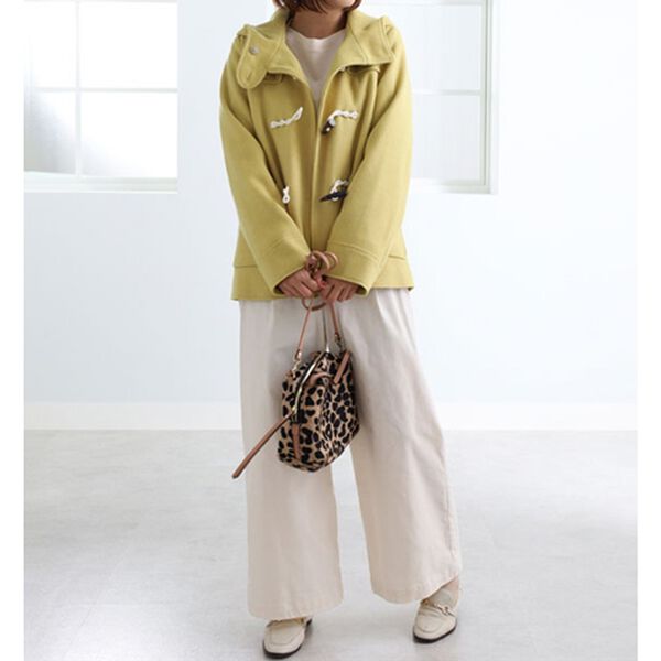 BELLUNA（ベルーナ）の「ウール調素材ダッフルコート（ショートコート）」｜詳細画像