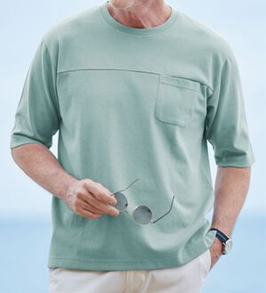 「【３色組】裏側さらっと大人の定番Ｔシャツ（メンズシャツ）」｜詳細画像