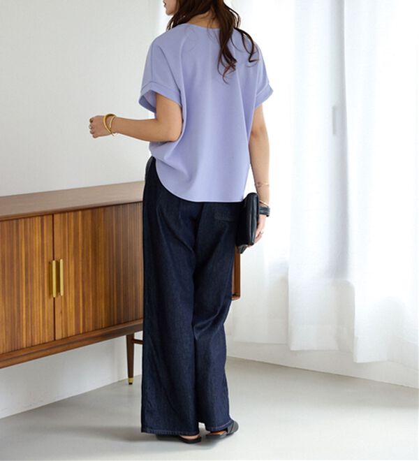 alotta（アロッタ）の「ジップ使いドルマンブラウス（ブラウス）」｜詳細画像