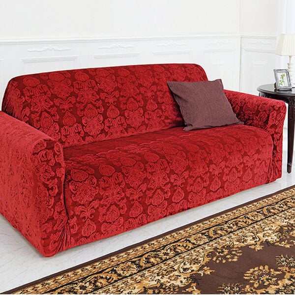 立体オーナメント柄伸縮フィットソファカバー - ベルーナ【公式】