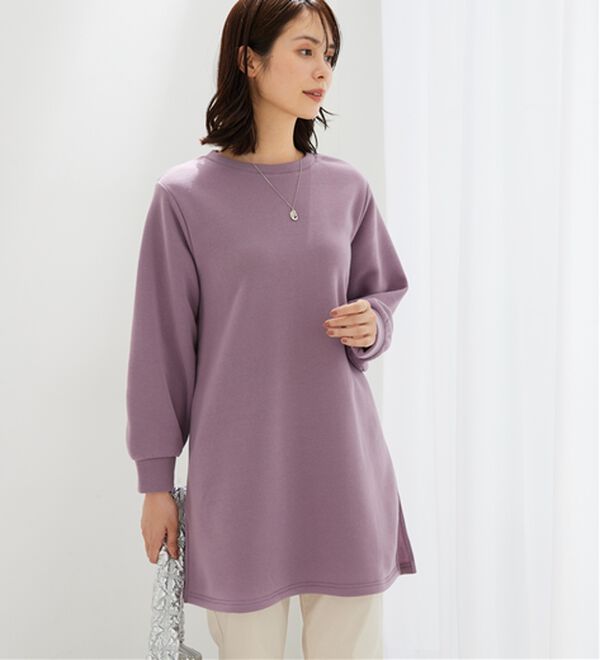 フォルテフォルテ　チュニック　ふんわりワンピース ふんわり素材軽ぽかチュニックワンピ―ス - ベルーナ【公式】