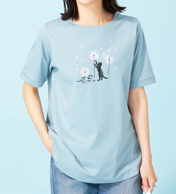 BELLUNA（ベルーナ）の「ヒンヤリ！着映えプリントプルオーバー（カットソー）」｜詳細画像