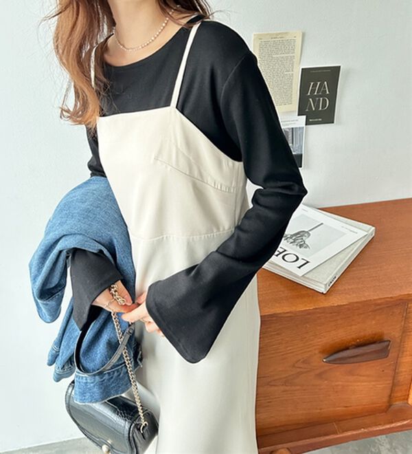 GeeRA（ジーラ）の「バックストラップデザインキャミワンピース（その他ワンピース）」｜詳細画像