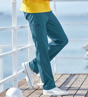 「＜コムルヴァン・オム・ゴルフ＞大人のドライストレッチゴルフパンツ（メンズフルレングスパンツ）」｜詳細画像