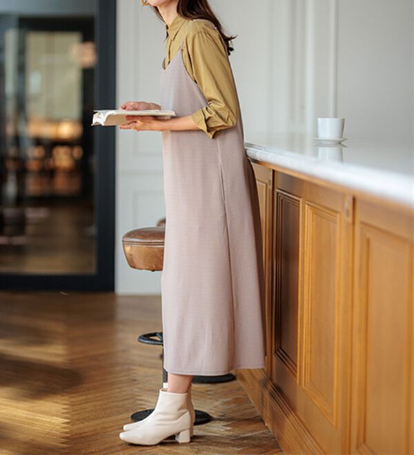 BELLUNA（ベルーナ）の「＜ＳＯＬＯＴＥＸ（Ｒ）＞ストレッチビッグシャツ（シャツ）」｜詳細画像