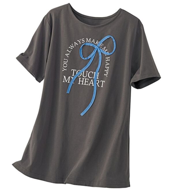 BELLUNA（ベルーナ）の「一枚で着映えるデコラＴ（Tシャツ）」｜詳細画像