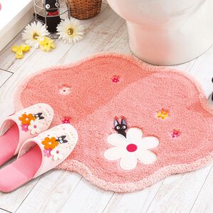 「魔女の宅急便フリーマット・スリッパ　こんにちは＜洗える　トイレマット　玄関マット　ジジ＞（トイレマット）」｜詳細画像