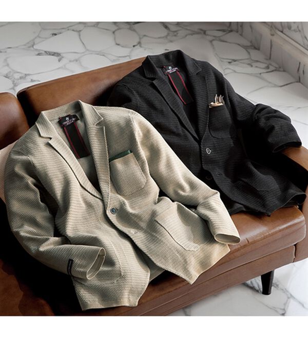 「＜コムルヴァン・オム＞軽さを愉しむ洗練テーラード（メンズジャケット）」｜詳細画像