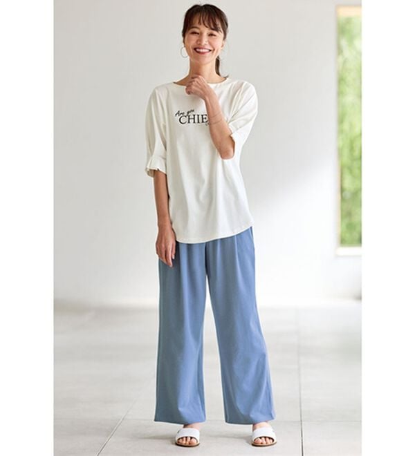 BELLUNA（ベルーナ）の「【ジェラートポンチ】イージーパンツ（その他パンツ）」｜詳細画像