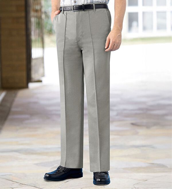 FUJI ベージュ プリーツ入り スラックス M FUJI ベージュ プリーツ入り スラックス M