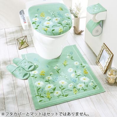 「フルールブラン　トイレタリーシリーズ（トイレマット）」