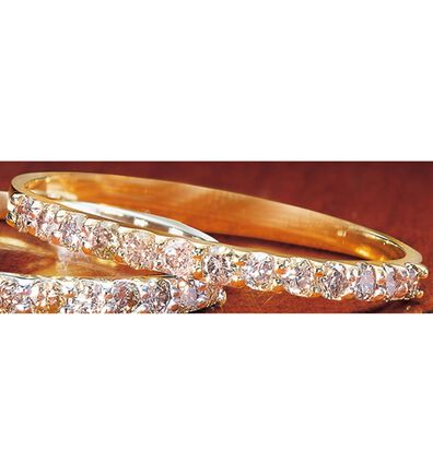 ルフラン（ルフラン）の「１０金０．２カラットハーフエタニティリング（リング）」