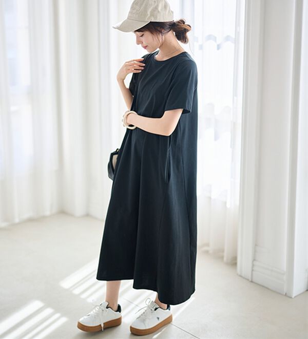 RANAN（ラナン）の「【5つの機能付】ひんやりポケット付マキシワンピース（その他ワンピース）」｜詳細画像