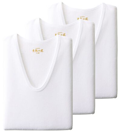 「【３枚組】＜ＧＵＮＺＥ×ベルーナ＞素肌の匠（Ｒ）綿１００％インナー（メンズ肌着・インナーウェア）」