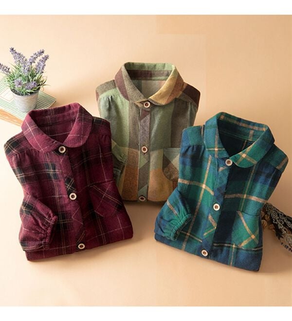 「【３枚組】家事らく！ほっこりビックチェックシャツ（ホームウェア）」｜3枚組