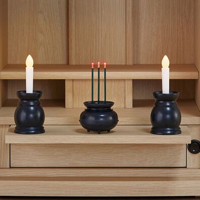 「火を使わないＬＥＤ線香・ローソク（自動消灯機能付）（仏壇・仏具）」