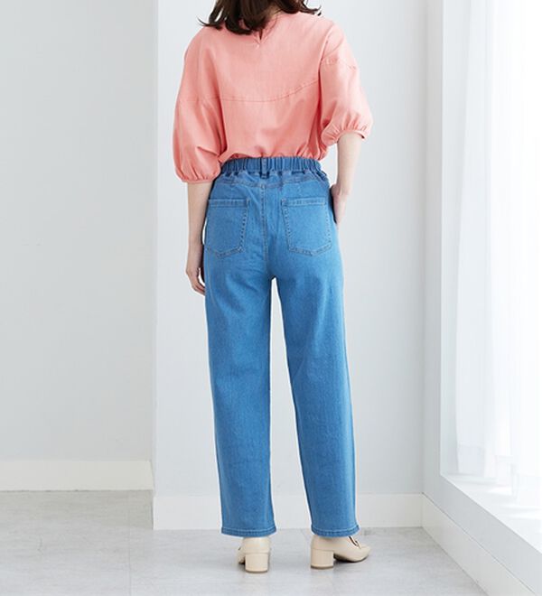 BELLUNA（ベルーナ）の「バルーンシルエットデニムパンツ（ワイドパンツ・ガウチョ）」｜詳細画像