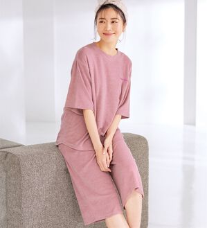 LAVIENNE（ラヴィエンヌ）の「【着るタオル】サラッと気持ちいい！ひんやりクールパイルパジャマ（パジャマ・ルームウェア）」｜詳細画像