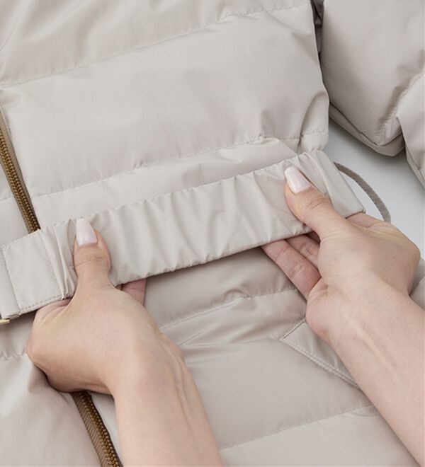 RANAN（ラナン）の「暖かファーフード使いすっきりダウンコート（ダウンコート・ジャケット・ベスト）」｜詳細画像