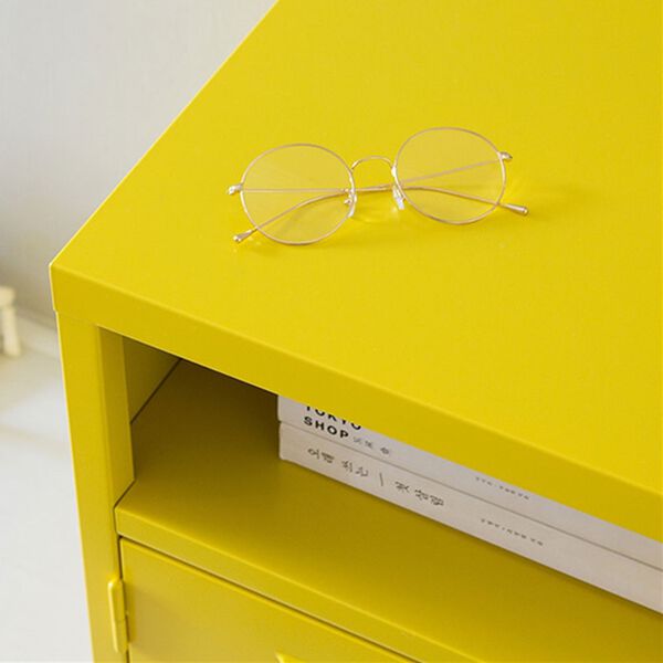 iellio（イエリオ）の「＜ＭＡＲＫＥＴ　Ｂ＞スチールロッカーキャビネット（リビング収納）」｜詳細画像