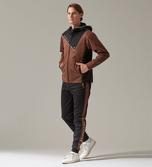 「＜クロコダイル＞防風ストレッチアクティブスーツ（メンズスポーツウェア（ボトム））」｜詳細画像