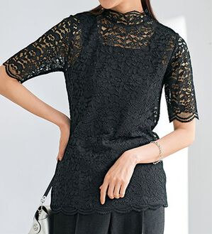 BELLUNA（ベルーナ）の「脱Ｔシャツレースインナー（ブラウス）」｜詳細画像