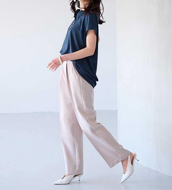 RANAN（ラナン）の「ひんやり！スキッパーブラウス（ブラウス）」｜詳細画像