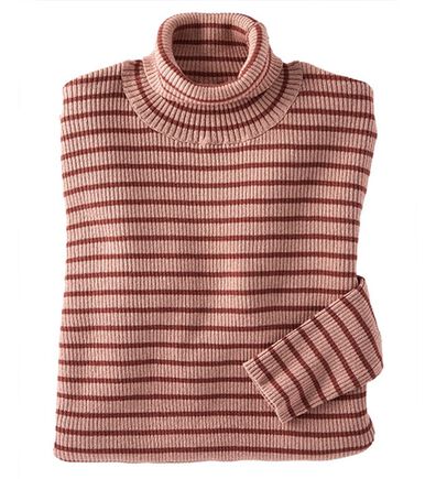 BELLUNA（ベルーナ）の「＜＆ｃｏｃｏｃｈｉ＞ハピネスコットン100％&times;吸湿発熱リブタートルニット（ニット・セーター）」