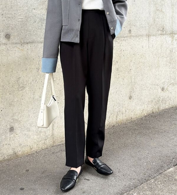 GeeRA（ジーラ）の「美脚きれい魅せ！テーパードパンツ（フルレングスパンツ）」｜詳細画像