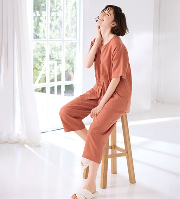 LAVIENNE（ラヴィエンヌ）の「【医師オススメ】夏に着たい！ダブルガーゼパジャマ（パジャマ・ルームウェア）」｜詳細画像