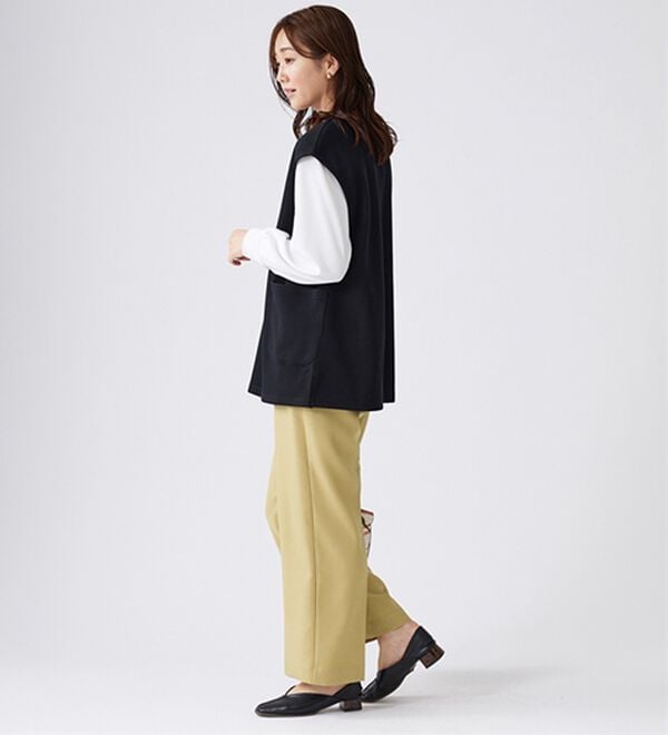 BELLUNA（ベルーナ）の「【Ｗｏｏｌｉｓｈ】美脚ワイドパンツ（ワイドパンツ・ガウチョ）」｜詳細画像