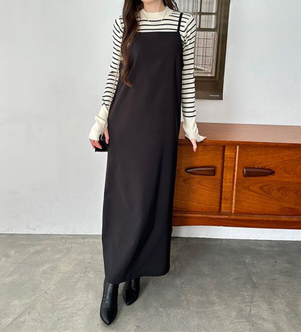 GeeRA（ジーラ）の「指穴配色デザイン柔らかリブニット（ニット・セーター）」｜詳細画像