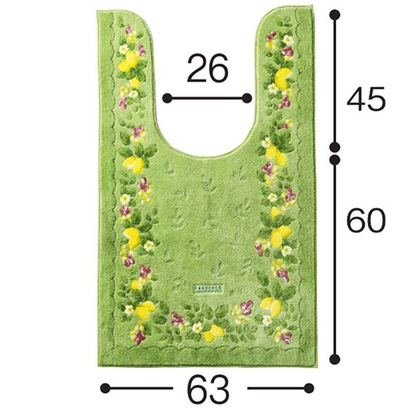 「プロヴァンスシェルトイレマットシリーズ（トイレマット）」｜詳細画像