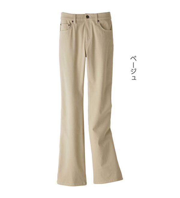 ルフラン（ルフラン）の「【３本組】ミセス思いの楽らくチノパンツ（スマートストレート・ブーツカット）（フルレングスパンツ）」｜詳細画像