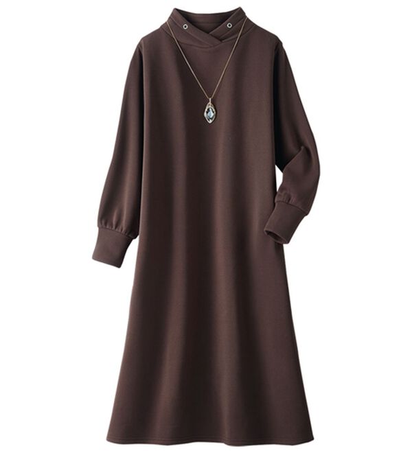 ルフラン（ルフラン）の「【３色組】裏起毛でほっこり暖かワンピース（カットソーワンピース）」｜詳細画像