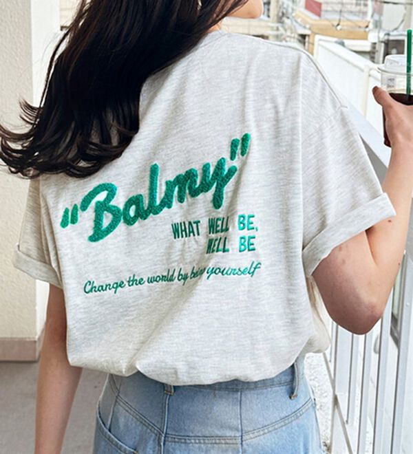 GeeRA（ジーラ）の「サガラ刺繍バックロゴＴシャツ（Tシャツ）」｜詳細画像